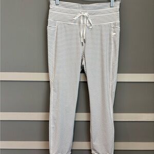 Halara Striped Drawstring Lounge tights